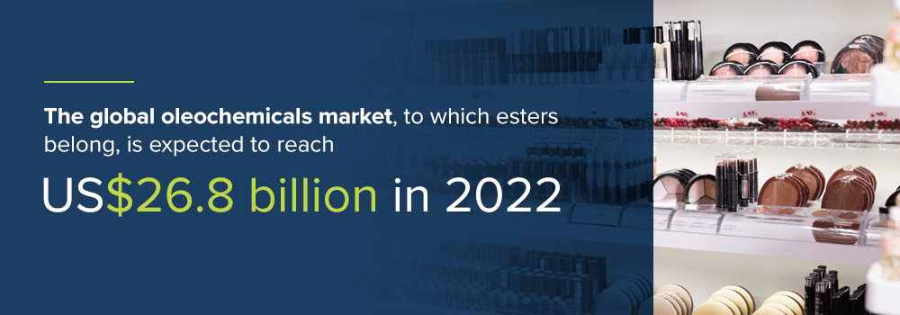 Global Oleochemicals Market Expected to Reach $26.8 billion in 2022