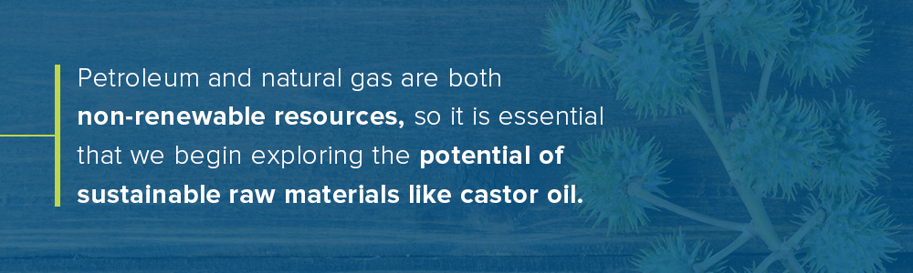 sustainable raw material alternatives to petroleum and natural gas