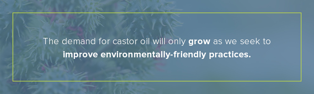 demand and benefits of castor oil