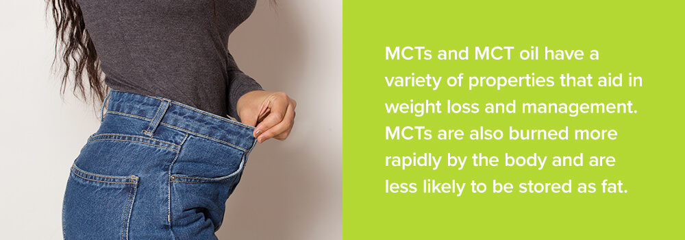 MCTs and MCT oil have a variety of properties