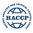 Hazard Analysis and Critical Control Point (HACCP) blue logo