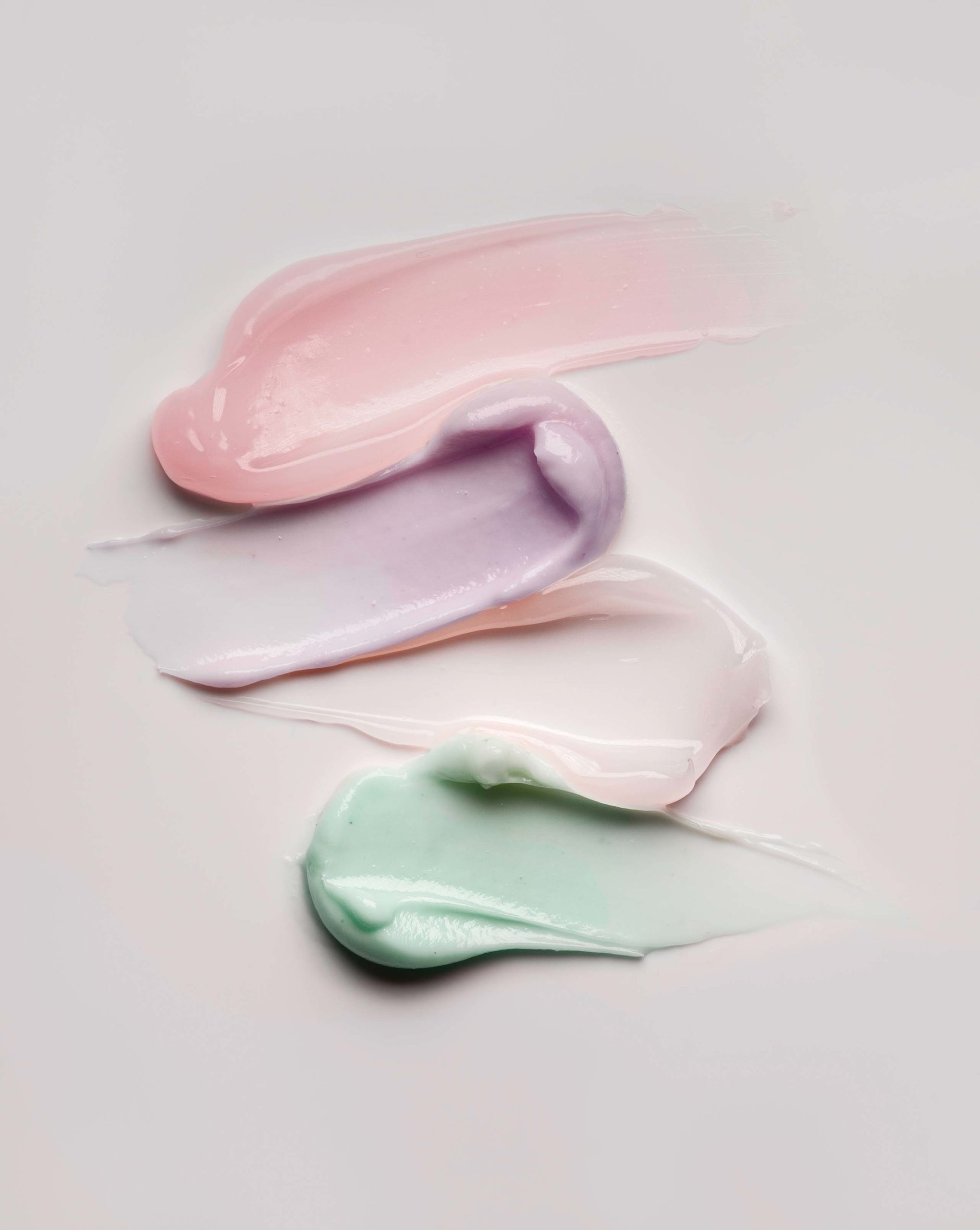 Emulsifiers personal care product swatches